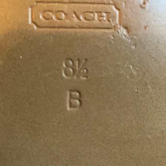 Coach Monique tall leather boots - Picture 6 of 6